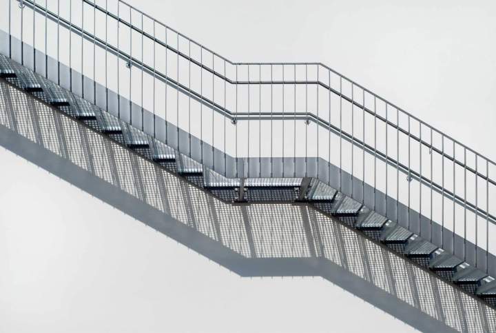 Escalier métallique : design et robustesse